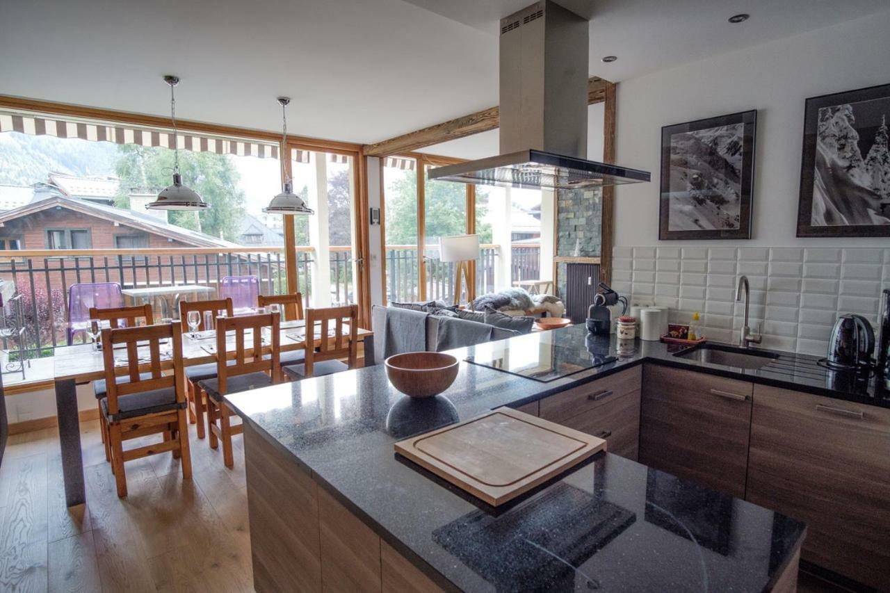 Apartament Z Widokiem Na Mt Blanc Appartement Chamonix Buitenkant foto